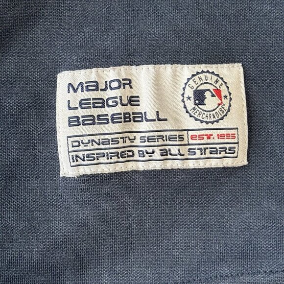 Vintage Dynasty New York Yankees Jersey Mens XL Blue MLB Baseball Sewn Logo NY - Picture 4 of 15